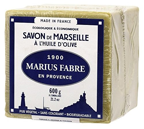 Marius Fabre - SAVON DE MARSEILLE à l'Huile d'Olive - Cube 600 Gr