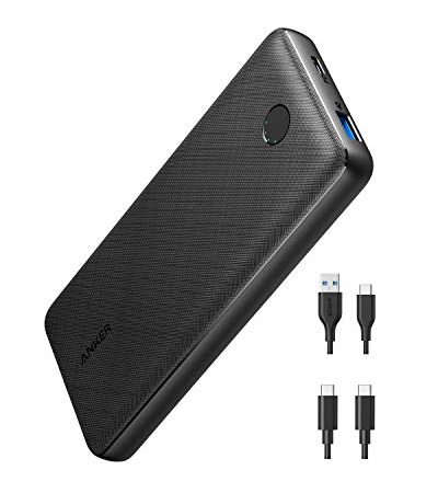 Anker 525 Power Delivery, Batterie Externe USB-C avec 20 000 mAh 20 W Power Delivery, Compatible avec iPhone 12/12 Pro Max / 8 / X/XR, Samsung Galaxy, iPad Pro 2018, et Plus Encore, A1287, Noir