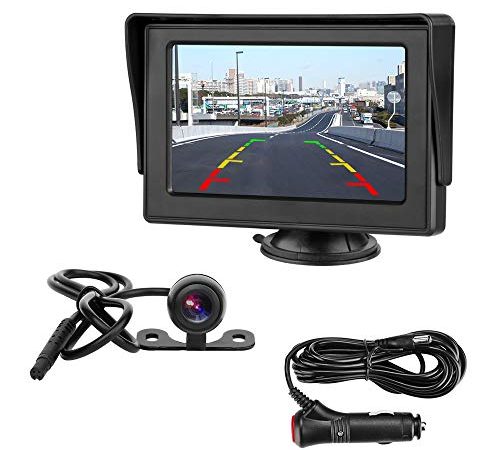 Caméras de Recul Pour Voiture Caméra de recul avec écran LCD 4,3" - Caméra de recul étanche IP68 - Système d'aide au stationnement