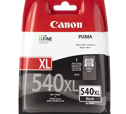 CANON PG-540XL Cartouche d'encre noire haute capacité 1-pack Blister sans alarme