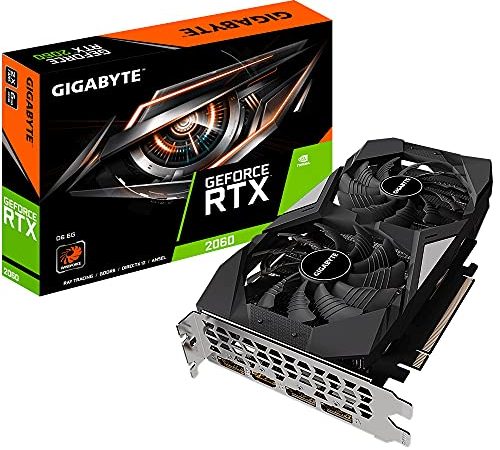 Gigabyte – Carte Graphique GeForce RTX 2060 D6 V2 6 Go