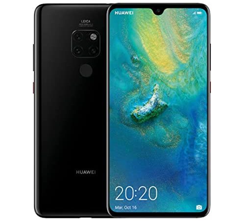 Huawei Mate 20 Smartphone débloqué 4G (6,53 pouces 128 Go/4 Go Double NanoSIM Android) Noir [Version européenne]