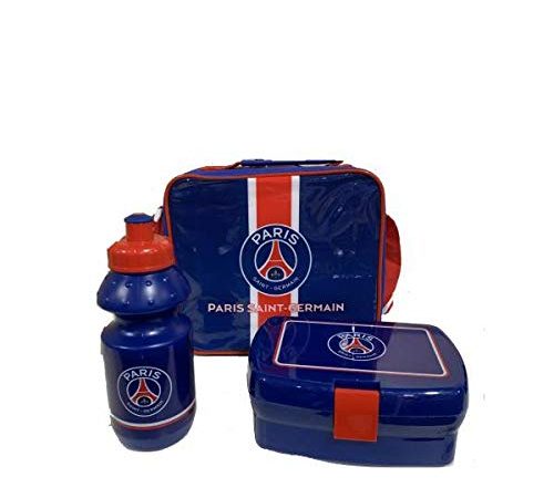 Sac isotherme Paris Saint Germain avec boîte à goûter et gourde - PSG