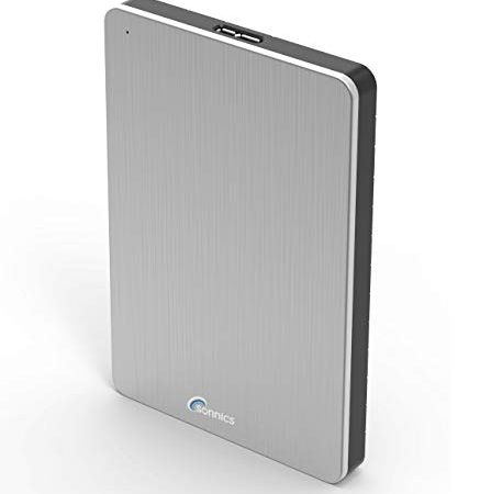 Sonnics 500 GO argent Disque dur externe portable USB 3.0 Super rapide Vitesse de transfert pour une utilisation avec un PC Windows, Apple Mac, Xbox One et PS4