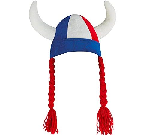 Casque Gaulois France | Bleu • Blanc • Rouge | Chapeau | Asterix & Obelix | Qualité Premium | Equipe de France | Champion du Monde | Football | Rugby | Accessoire | Cocorico | OriginalCup®