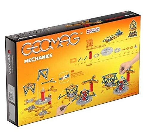 Geomag - Mechanics 722, Jeu de Construction, 6847, Multicolore, 146 Pièces