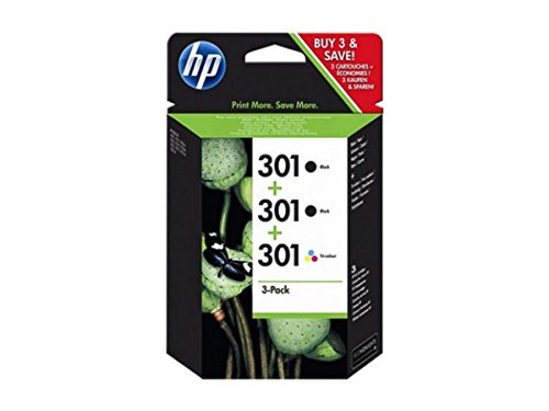 HP 301 Lot de 3 cartouche d'encre E5Y87EE