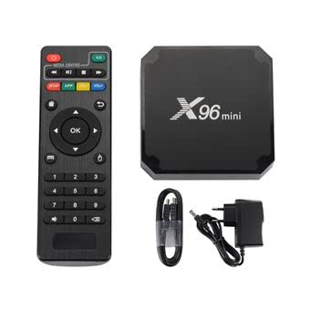 X96 Mini Box Android TV Box Media Player Haute qualité (Android 9.0) avec telecommande et Cable HDMI , Lecteur multimédia Boite TV 4K chromecast