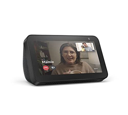 Echo Show 5 (1e génération, modèle 2019) | Écran connecté avec Alexa | Restez en contact avec l'aide d'Alexa | Anthracite