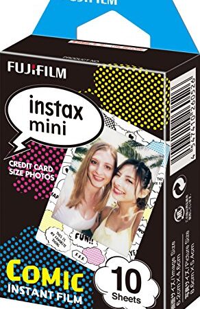 Fujifilm instax Mini Comic Film Monopack de 10 Films pour développement instantané Comic