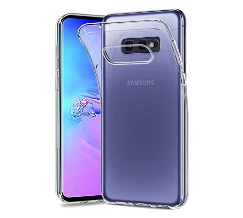 NEW'C Coque pour Samsung Galaxy S10e Ultra Transparente Silicone en Gel TPU Souple Coque de Protection avec Absorption de Choc et Anti-Scratc