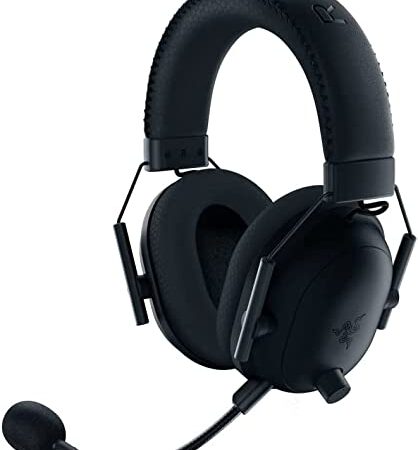 Razer BlackShark V2 Pro - Casque de Jeu Esports Premium sans Fil (écouteurs sans Fil avec Haut-parleurs de 50 mm, Suppression du Bruit pour PC, Mac, PS4, Xbox One et Switch) Noir