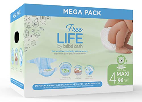 Freelife Bebe Cash Couches Maxi Taille 4 (7-18kg) - 96 couches