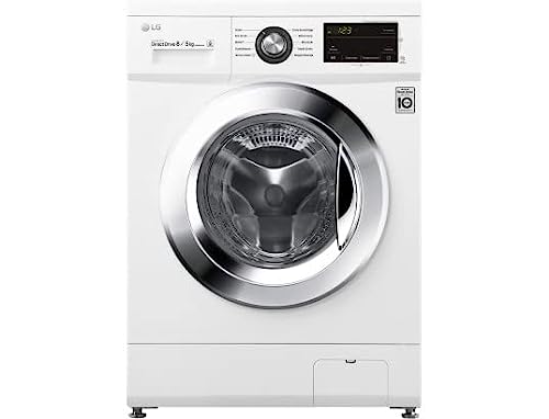 Lave-linge séchants 8kg 58L LG 1400tr/min 60cm E, F854M22WR