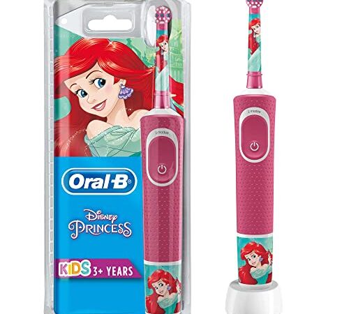 Oral-B Kids Brosse à Dents Électrique par Braun, Princesses, Modèle assorti