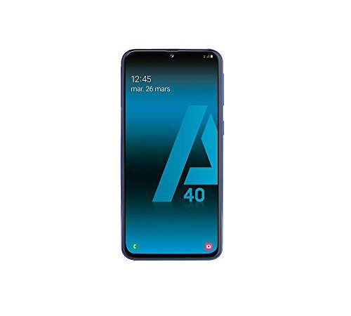 SAMSUNG GALAXY A40 Smartphone portable débloqué 4G (Ecran: 5, 9 pouces 64 Go Double NanoSIM Android) Bleu Version Française