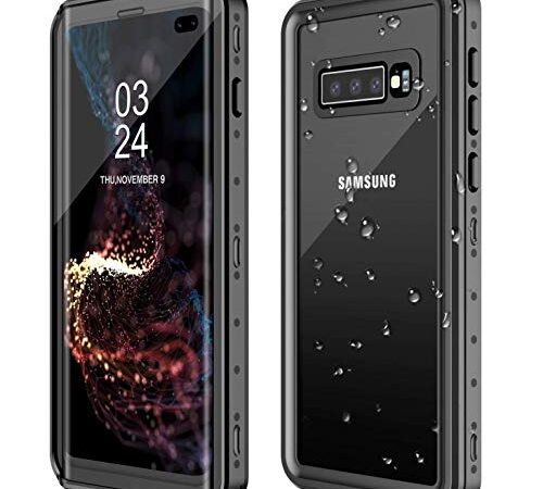 AICase Coque Étanche pour Samsung Galaxy S10 Plus,[Certifiée IP68] 360°Protection Waterproof Housse [Antichoc] Antipoussière, Anti-Neige pour Samsung Galaxy S10 Plus(Galaxy S10 Plus)