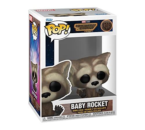 Funko Pop! Vinyl: Marvel - Guardians of The Galaxy 3 - Rocket Raccoon - (Baby) - Les Gardiens DE LA Galaxie - Figurine en Vinyle à Collectionner - Idée de Cadeau - Produits Officiels - Movies Fans