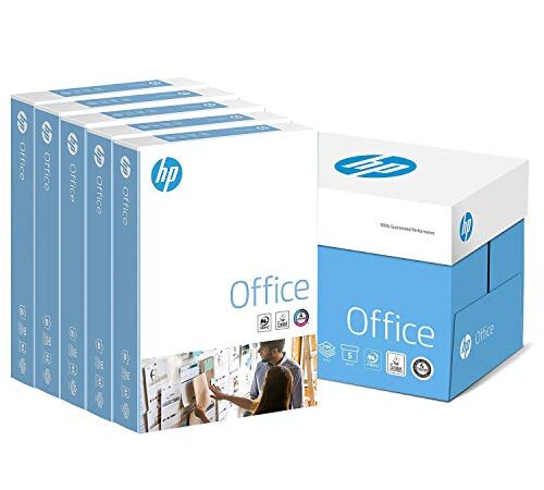 HP Office - Papier Multifonction Blanc 80 g/m² A4 - Carton de 5 x 500 Feuilles