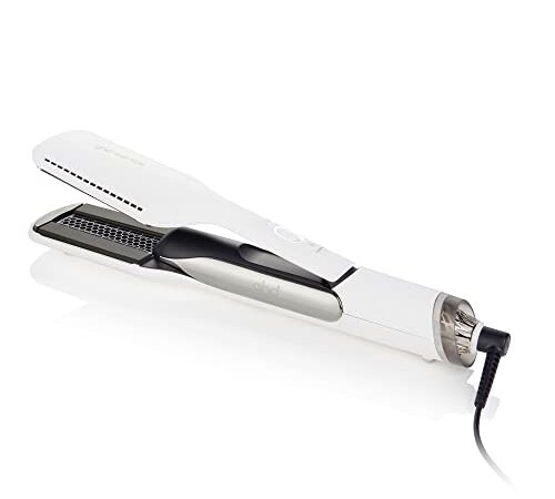 GHD - Duet Style - Lisseur Séchant 2-en-1 Sèche et Lisse en Simultané Sans Aucun Dommage (Blanc)