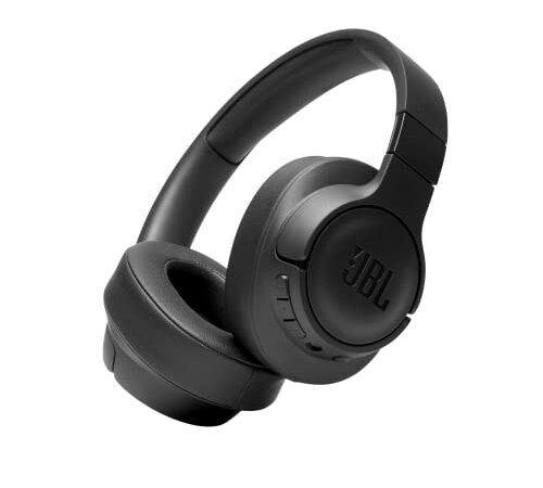 JBL Tune710BT – Casque audio circum-auriculaire sans fil – Son JBL Pure Bass – Autonomie de batterie de 50h – Appels mains-libres et commande vocale – Noir