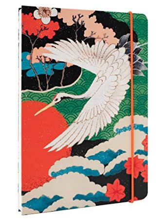 Kokonote - Carnet de Notes A5 Japanese Art, Pages Pointillées, Couverture Rigide, Reliure Cousue | Notebook, Bullet Journal, Cahier de Notes, Journal intime, CEAA503