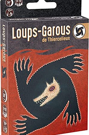 Loups-Garous de Thiercelieux - Nouvelle Édition 2021 - Jeu de Société de Bluff pour Adultes et Enfants dès 10 ans - Jeu d'Ambiance de 8 à 18 joueurs - Jeu de Rôles en Version Française - 30 min