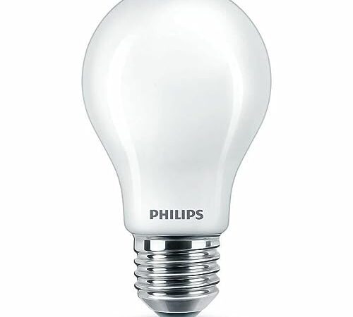 Philips ampoule LED Standard E27 40W Blanc Chaud Dépolie, Verre, 2 Unité (Lot de 1)