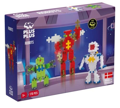 PLUS PLUS - Box robot 170PCS - PP3828, basic