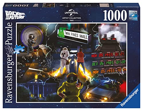 Ravensburger- Back to The Future Universal Vault Collection Puzzle 1000 pièces pour Adultes et Enfants à partir de 12 Ans, 17451, Multicolore