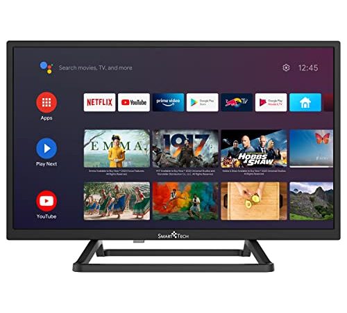 Smart Tech TV LED HD 24' (60cm) 24HA10T3 ANDROID TV, DVB-T2/C/S2,H.265 ,Dolby Audio, 3xHDMI, 2xUSB