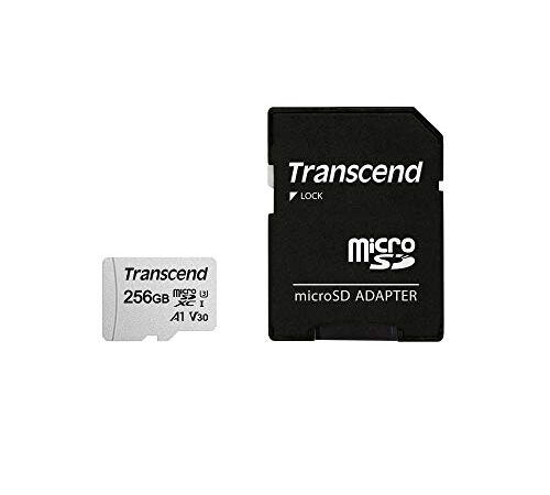 Transcend - 256Go - SDXC/SDHC 300S Carte microSD 256 Go avec adaptateur SD - TS256GUSD300S-A